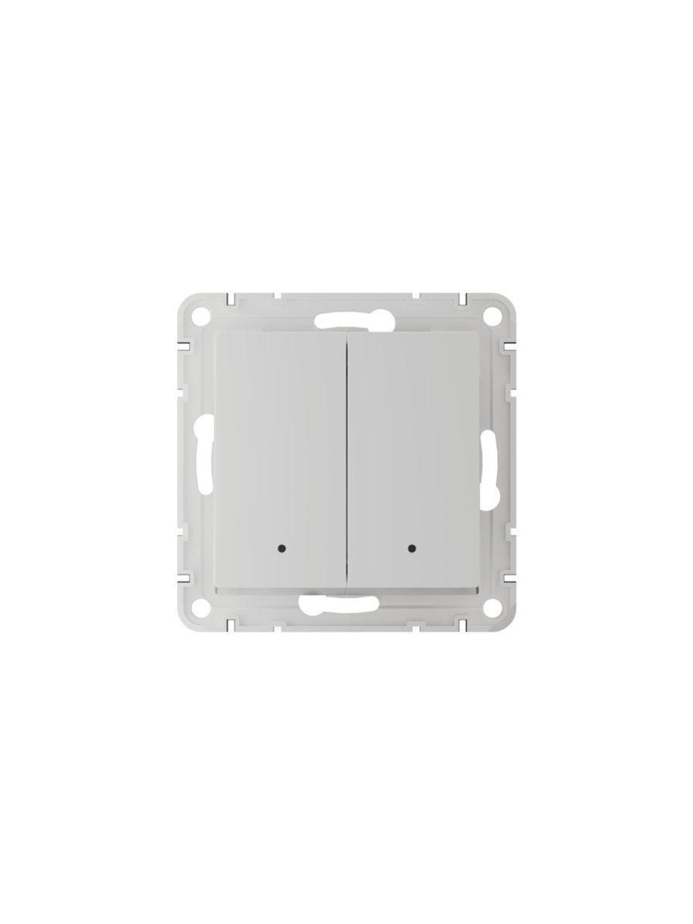 Выключатель 2-кл. AtlasDesign Smart 10А (сх. 5) L+N с подсветкой Zigbee механизм бел. SE ATN000153Z