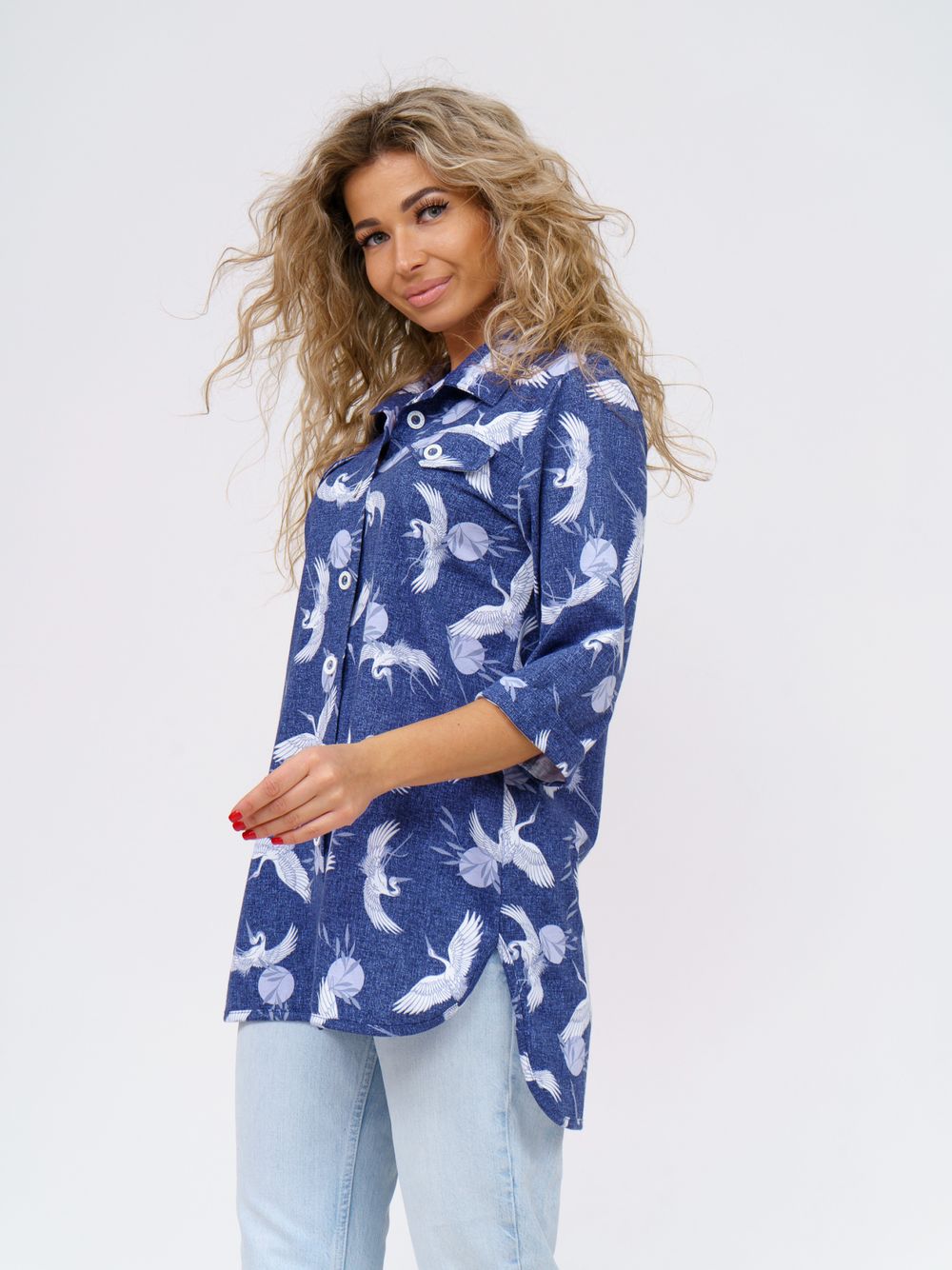 445/1 Туника "Журавли" SveTekst (Акция)