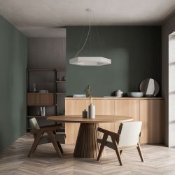 Светильник LED ЭРА Geometria SPO-124-W-40K-051 Hexagon 51Вт 4000К 4000Лм 800*800*80 белый подвесной драйвер внутри