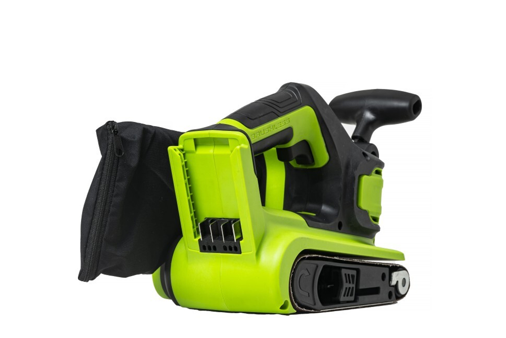 Шлифмашина ленточная аккумуляторная 24V Greenworks G24BS б/щ без АКБ и ЗУ