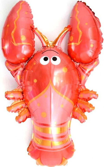Шар (39""/99 см) Фигура, Лобстер, 1 шт. В227