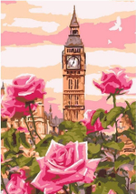Картина по номерам 20*28,5см "Весенний Лондон" (Lori)
