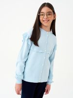 Кардиган для девочки AT1423 голубой