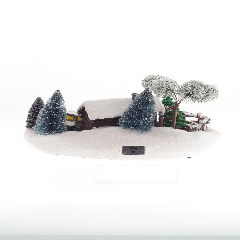 GAEM Фигурка декоративная "Рождество" (4 мелодии, подсвет, движ, 3xAA н/п, +USB), L31 W19 H1