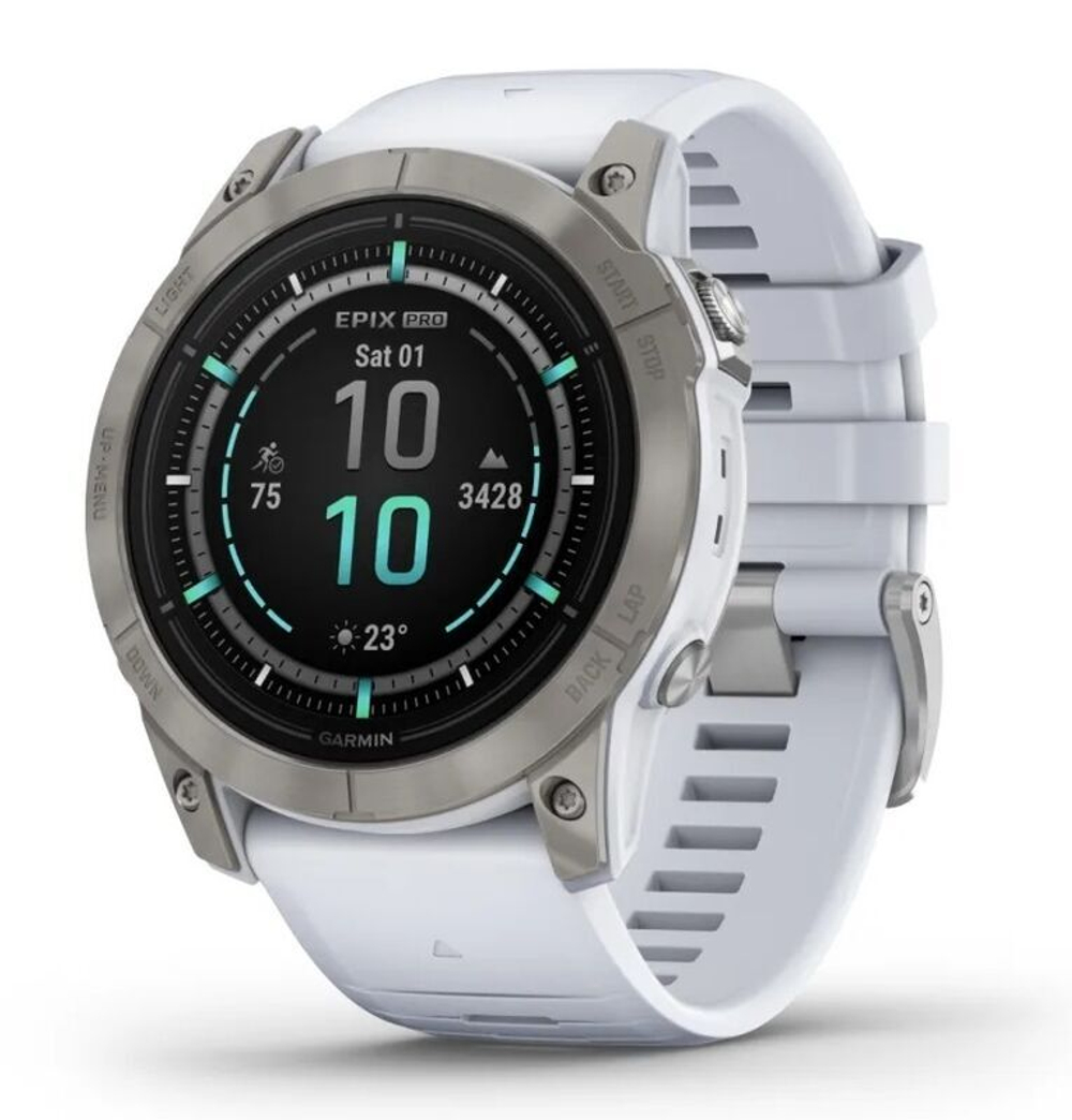 Умные часы Garmin Epix Pro Gen 2 Sapphire White 51 мм