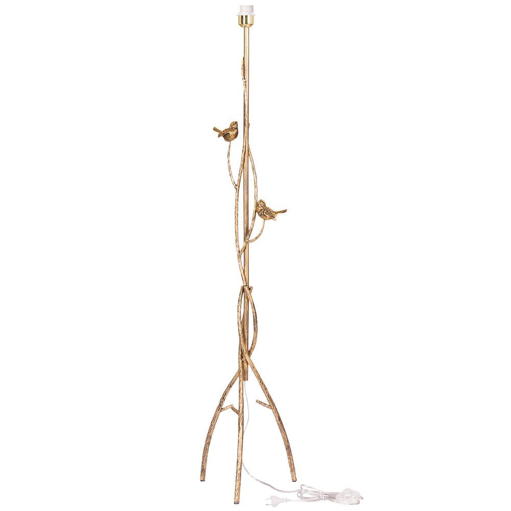 Светильник напольный торшер Терра с абажуром Винтаж-2 Айвори