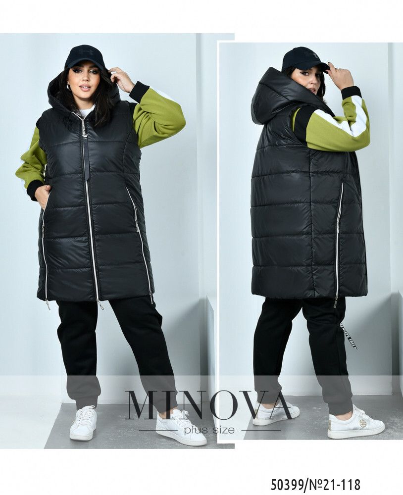 Костюм 21-118-лайм-черный Minova