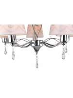 Люстра потолочная E14*5*40W хром