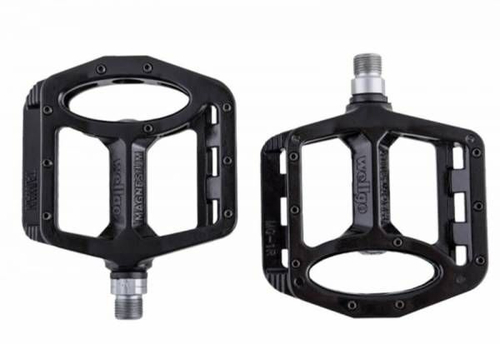 Педали вело MG-1 Wellgo магний 9/16&amp;quot; сменные шипы 18 шт BMX чёрный/36037
