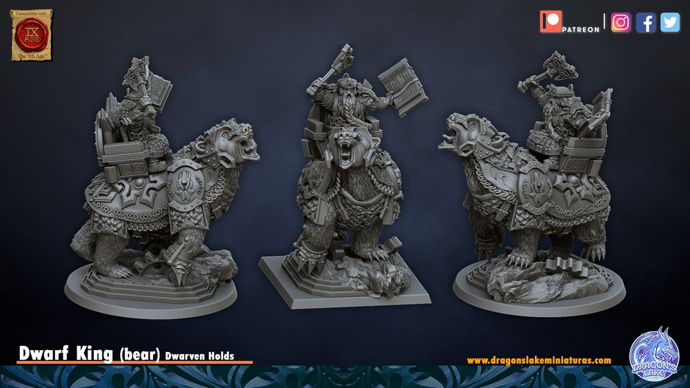 Dwarf King on Bear