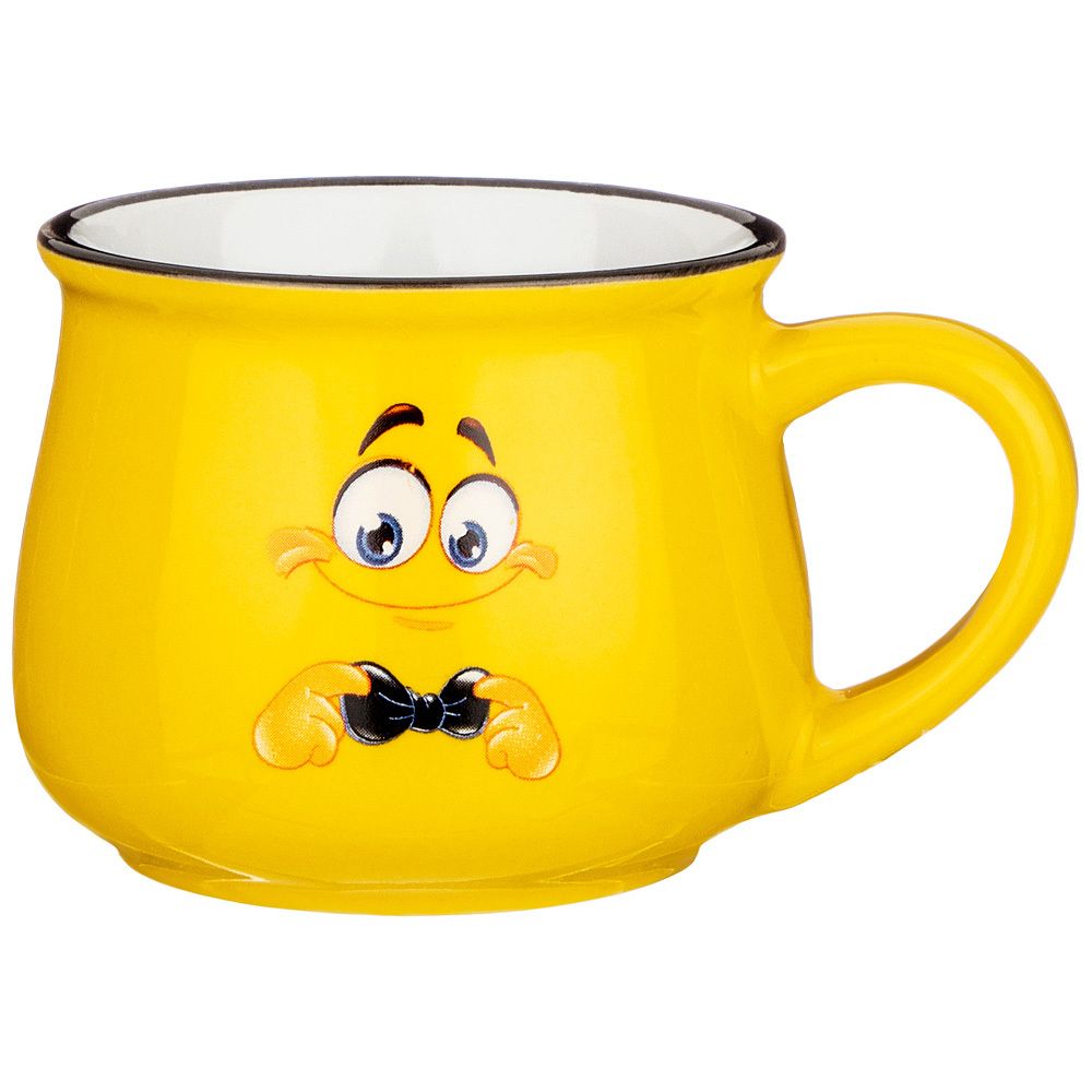 КРУЖКА КОЛЛЕКЦИЯ "ВЕСЕЛЫЙ СМАЙЛИК" 166 МЛ 7*6 СМ