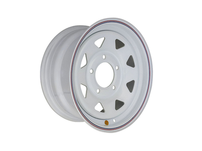 Диск усиленный ВАЗ НИВА стальной белый 5x139,7 7xR15 d98,5 ET+25 (треугольник)