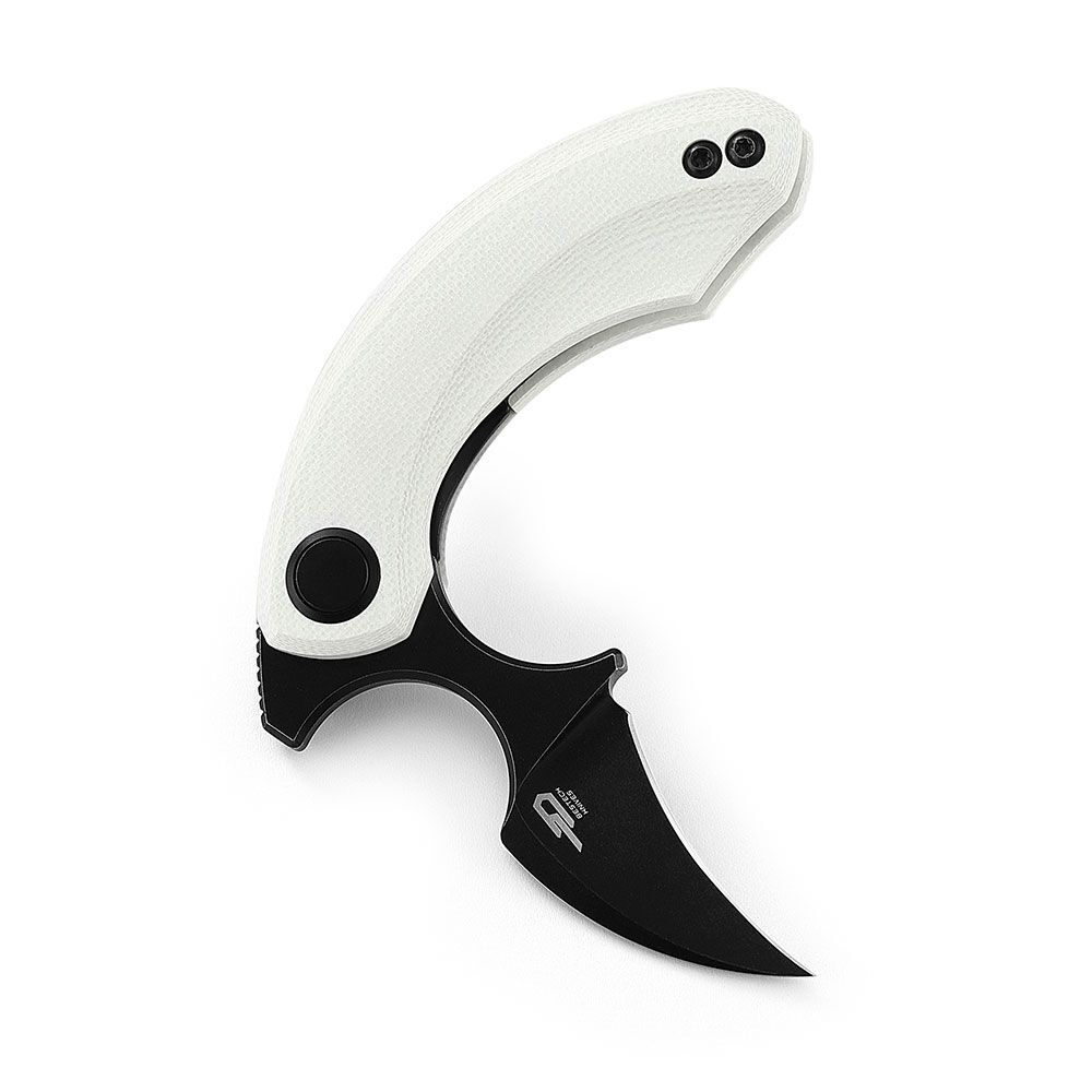 Нож складной Bestech Strelit сталь 14C28N, рукоять G10 белая