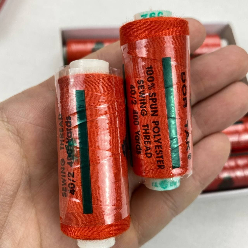 Нитки Dor Tak темно-оранжевые цв.592