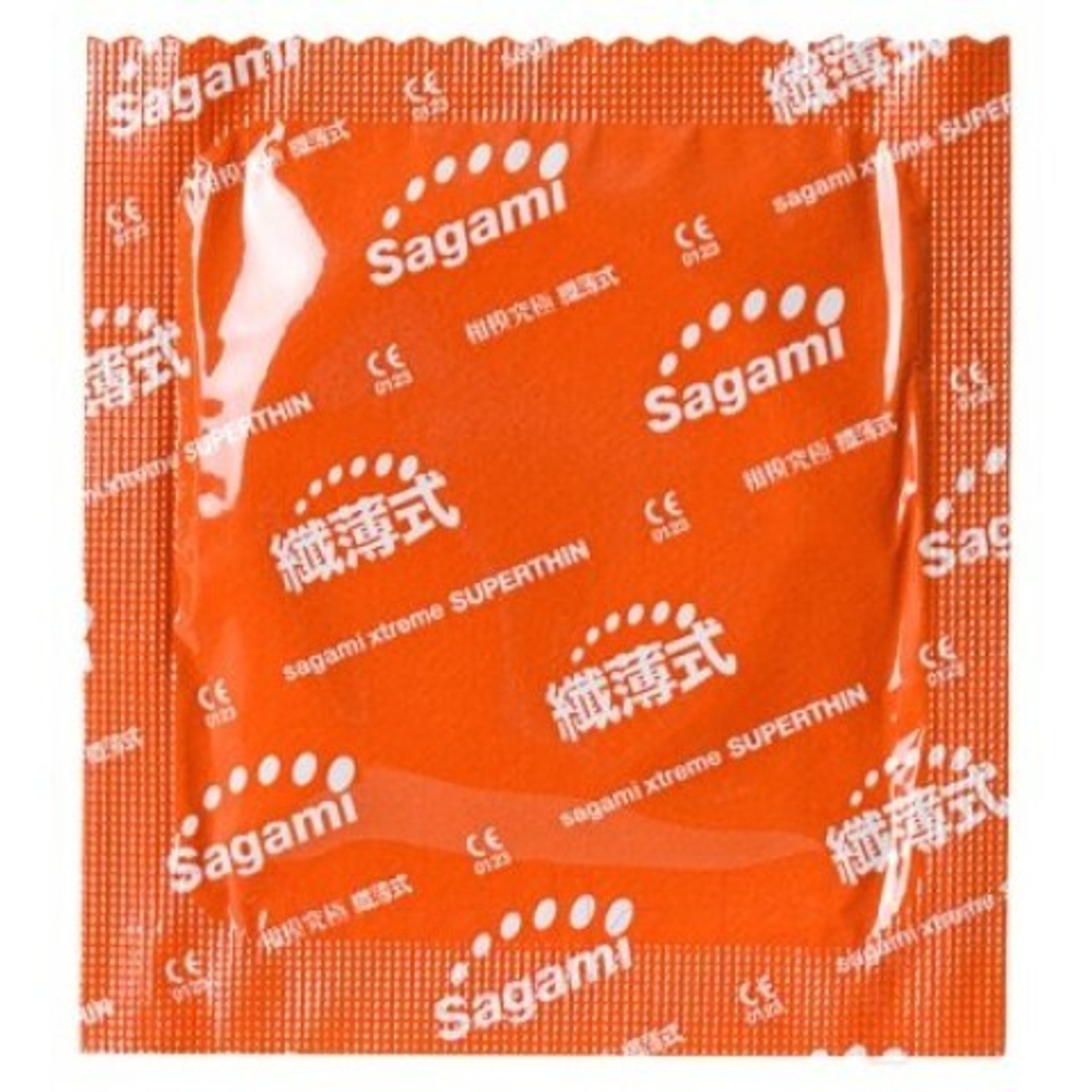 Презервативы SAGAMI Xtreme 0.04мм ультратонкие 15шт.