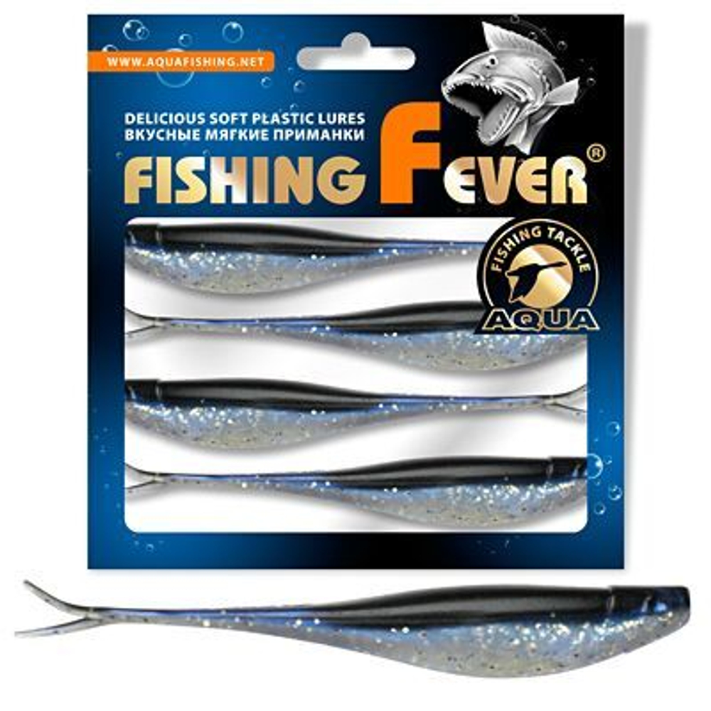Мягкая силиконовая приманка риппер для дроп-шота AQUA FishingFever BOSS
