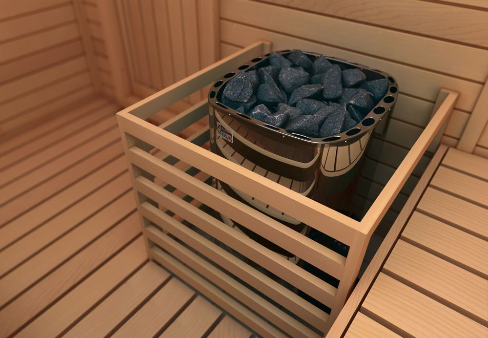 Электрическая печь SAWO SAVONIA SAV-120NS-Z (12 кВт,внутри оцинковка, снаружи нержавейка), выносной пульт (пульт и блок мощности докупаются отдельно)