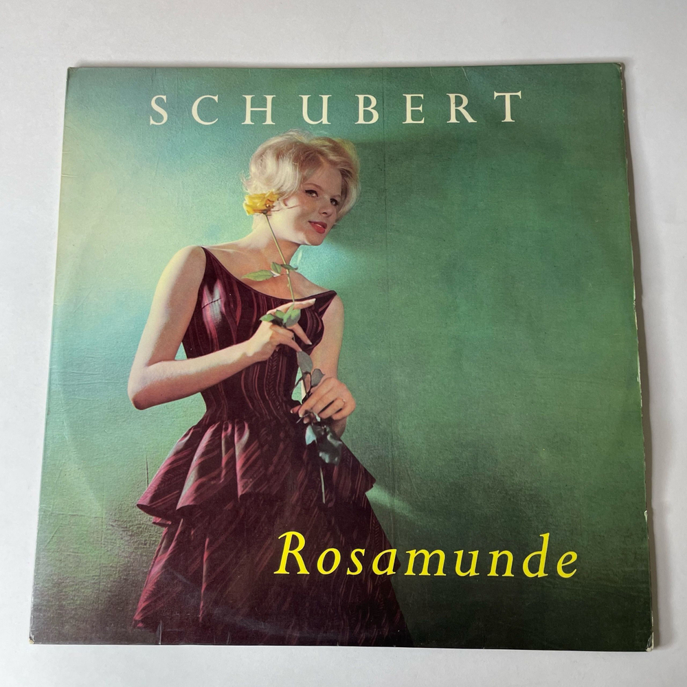 Винтажная виниловая пластинка LP Schubert Шуберт Rosamunde Розамунда (Англия 1963)