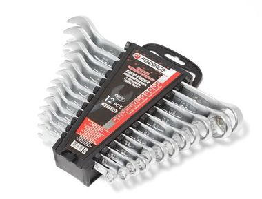 Набор ключей комбинированных с профилем ''Super Drive''12гр., 12пр. (8, 10-17, 19, 22, 24мм), в пластиковом держателе Forsage F-5121SD