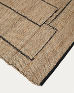 Ковер Velira из джута с графическим рисунком 200 x 300 см