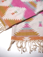 Шарф теплый с орнаментом Навахо