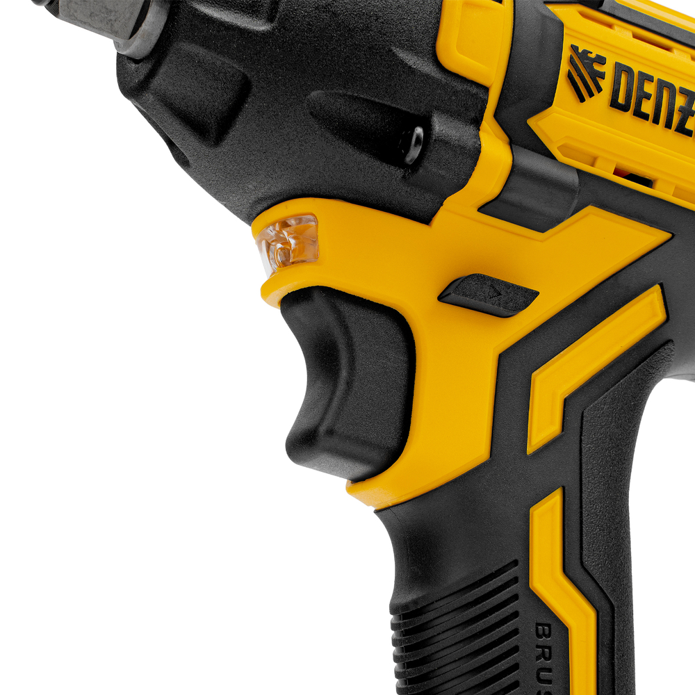 Гайковерт ударный аккумуляторный бесщет. CIWH-BL-20-350, Li-Ion, 20 В// Denzel