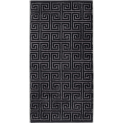 Полотенце 50х100 Cawo Noblesse Elegance Allover 1088 97 черно-серое