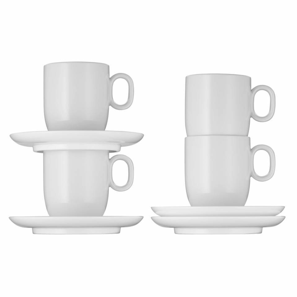 WMF Набор из 2 чашек Barista 170 мл с блюдцем для кафе creme