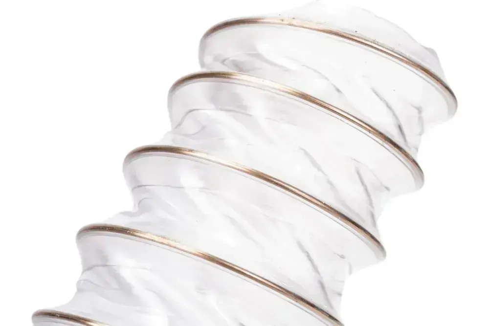 Texonic PVC 100мм 5м. Воздуховод ПВХ, армированный омедненной стальной спиралью для аспирации и стружкоотсоса