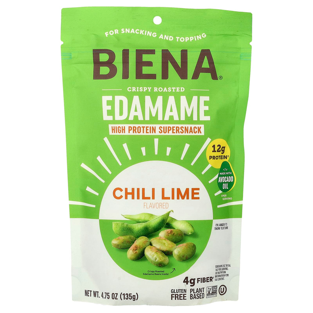 BIENA, Crispy Roasted Edamame, Chili Lime, 4.75 oz (135 g)