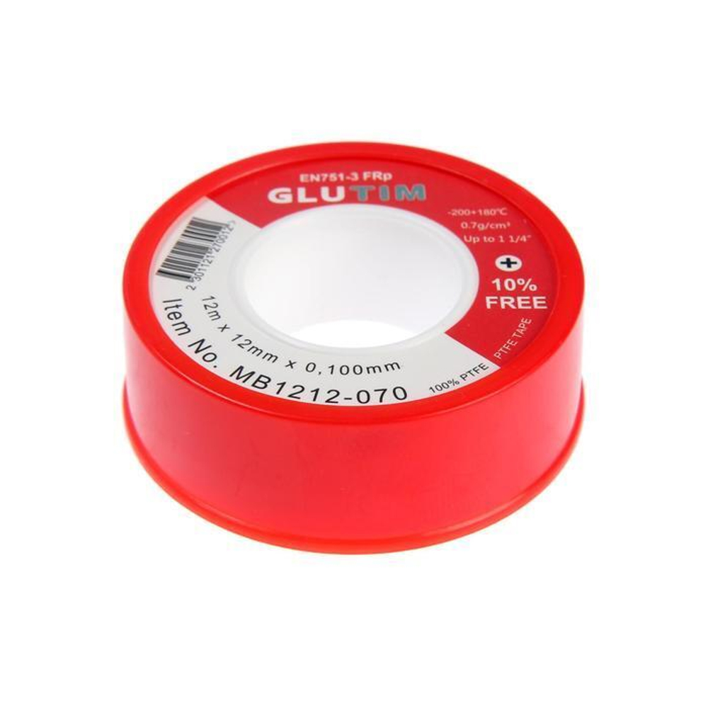 ФУМ ЛЕНТА TIM МАЛЕНЬКАЯ (КРАСНАЯ) 12ММ-12ММ-07ММ МВ1212-070