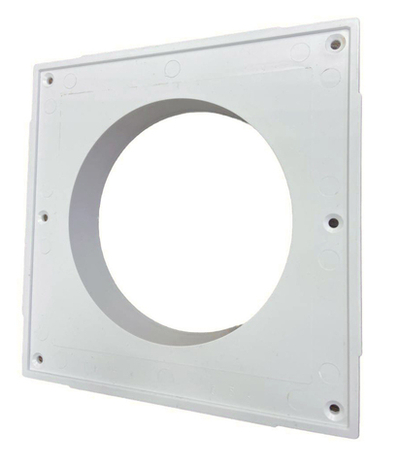 Фланец 225х225 мм квадратный на трубу 200 мм, ФКВ 200 для присоединения воздуховодов