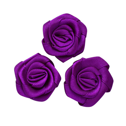 К-9080 Цветок пришивной 3см, цв.сливовый