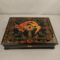 Шкатулка для бумаг А4 "Жар-птица"