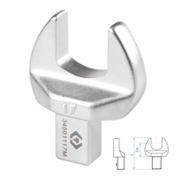 KING TONY (34501117M) Насадка рожковая серии "FIT", 17 мм, 9х12 мм