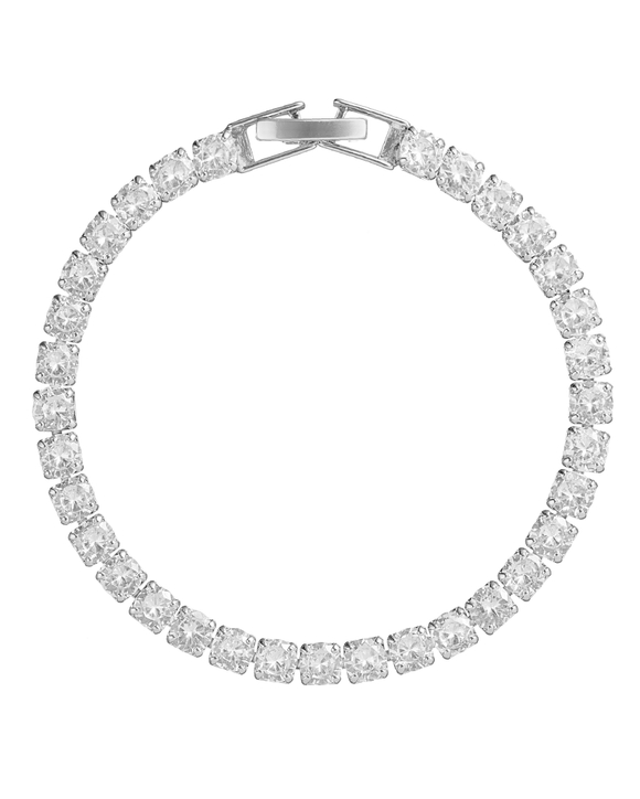 Браслет теннисный, крупные камни