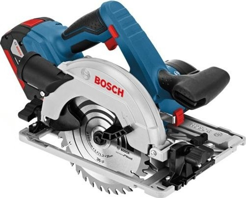 Аккумуляторная дисковая пила BOSCH GKS 18 V-57 G 06016A2100 2х5,0Ач, кейс L-Boxx