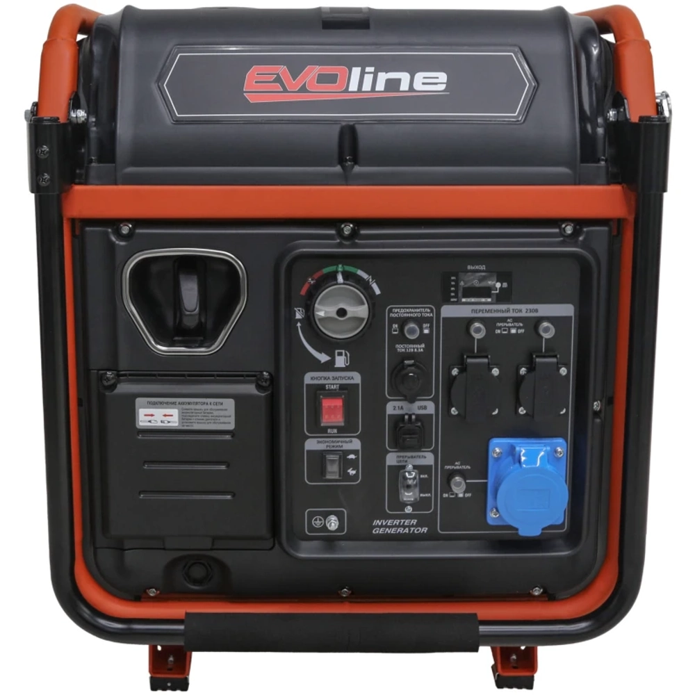 EVOline BQH 11000 E генератор бензиновый инверторный (Zongshen) 1T90DF110EVO