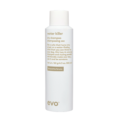 WATER KILLER DRY SHAMPOO BRUNETTE / ПОЛКОВНИК СУ[ХОЙ] БРЮ[НЕТ] СУХОЙ ШАМПУНЬ-СПРЕЙ