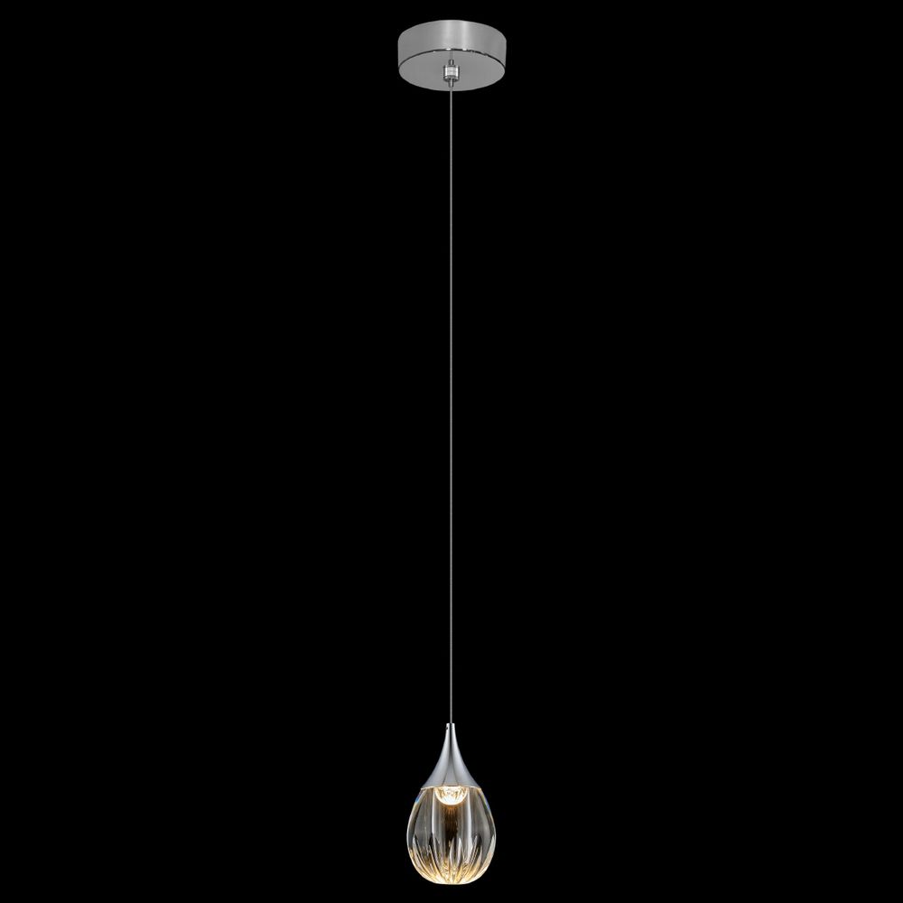 Подвесной светильник MD24001004-1A chrome/clear