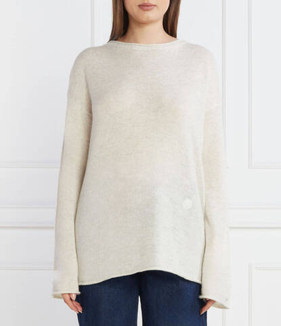 Хлопковый свитер boat-nk Tommy Hilfiger - бежевый(WW0WW39890)