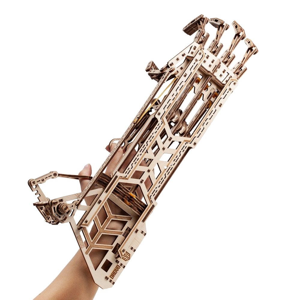 Механическая рука от DROVO - экзоскелет руки - деревянный конструктор, сборная механическая модель, 3d пазл