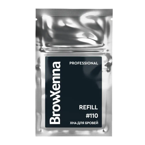 Хна для бровей Графитовый концентрат #110 BrowXenna, 6 гр