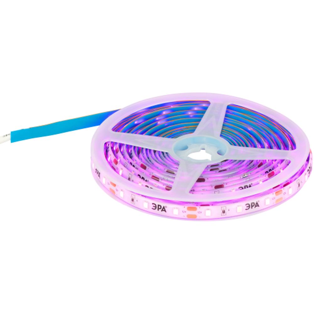 Светодиодная лента для растений ЭРА FITO-Strip Light-RB-45W-5m-12V-IP65 красно-синего спектра 5м IP65 с адаптером 12V