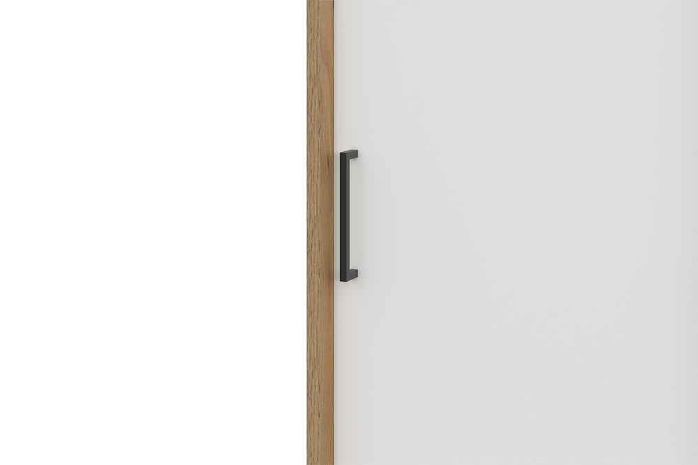 Шкаф-купе ШКП 7, Дуб Золотой, Белый