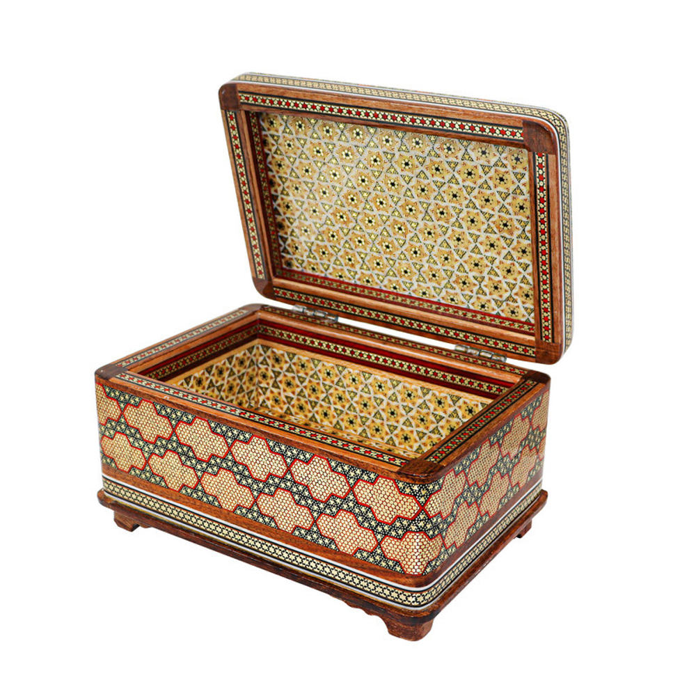 Шкатулка Хатам Кари 460 (khatam-kari) сувенир из Ирана в технике хатамкари