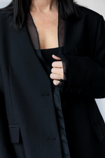 Пиджак апсайклинг с вуалью