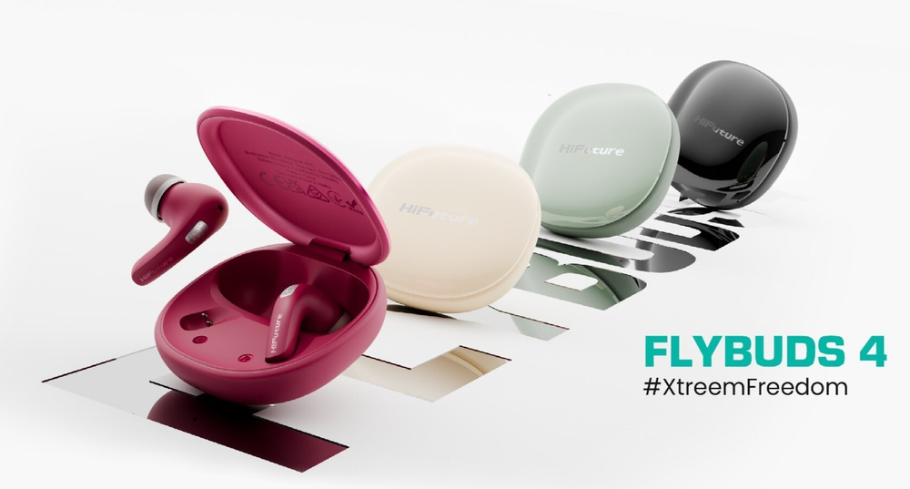 HiFuture FLYBUDS4 ANC TWS с 4 микрофонами, зеленые