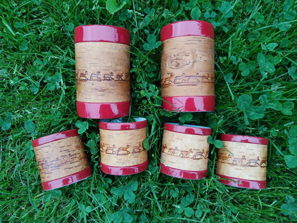 Кружка большая фарфоровая без ручки. Коллекция Christmas (Рождество)