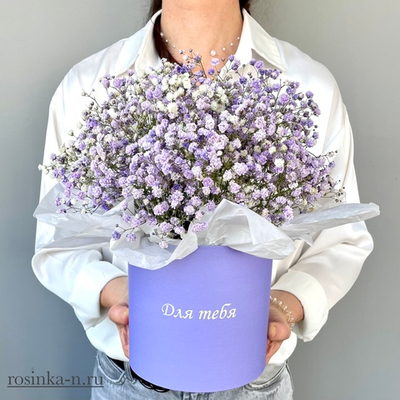 Цветочная композиция (в коробке 18*18 см)